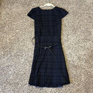 Black women’s dress with belt size medium